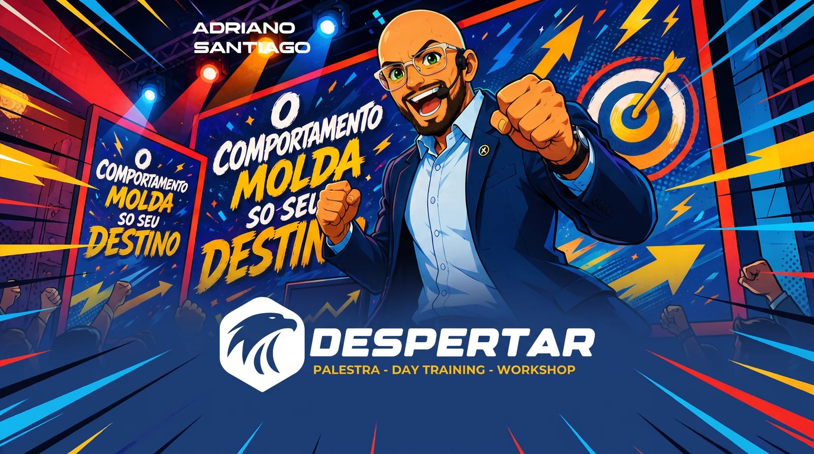 Despertar, palestra, day training e workshop